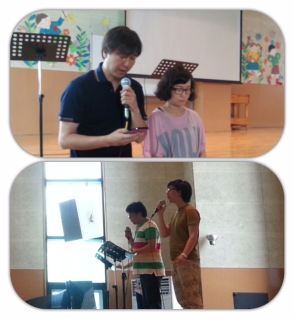 찬양인도와 김수연목자 가정 대표기도.JPG