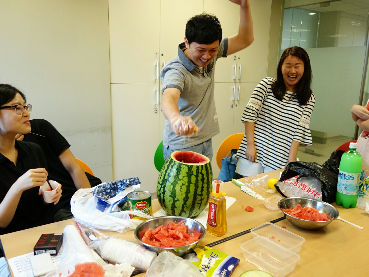 1팀모임.jpg : 필그린 7진_2015년 7월26일 주일보고서