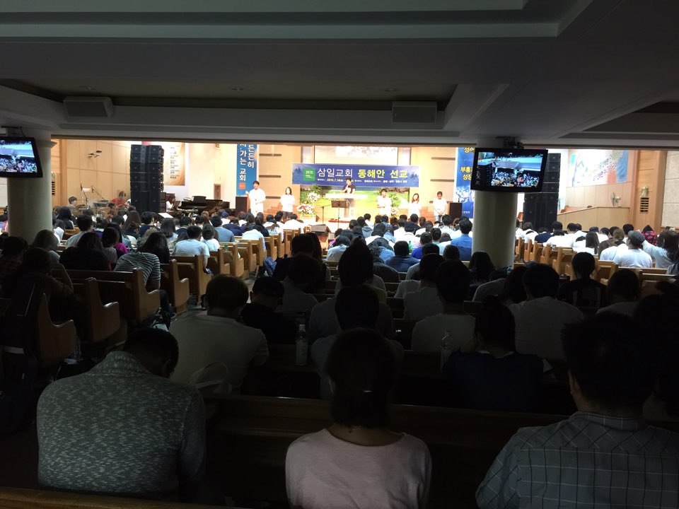 KakaoTalk_20150723_095946356.jpg : 동해선교를 은혜가운데 마친 청장년 3진 주일 보고서