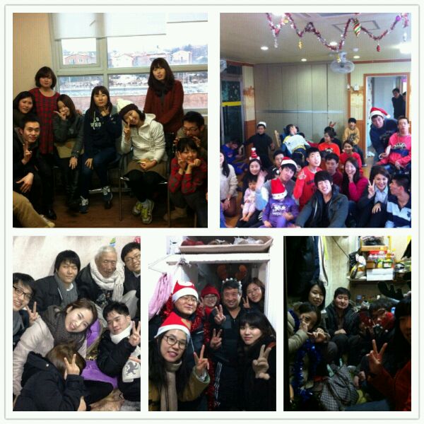 PhotoGrid_1356562792496.jpg : 따뜻한 크리스마스^^뜨거운 선교^^19진 食口진!  주일보고서입니다!