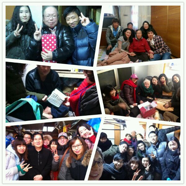 PhotoGrid_1356562861378.jpg : 따뜻한 크리스마스^^뜨거운 선교^^19진 食口진!  주일보고서입니다!