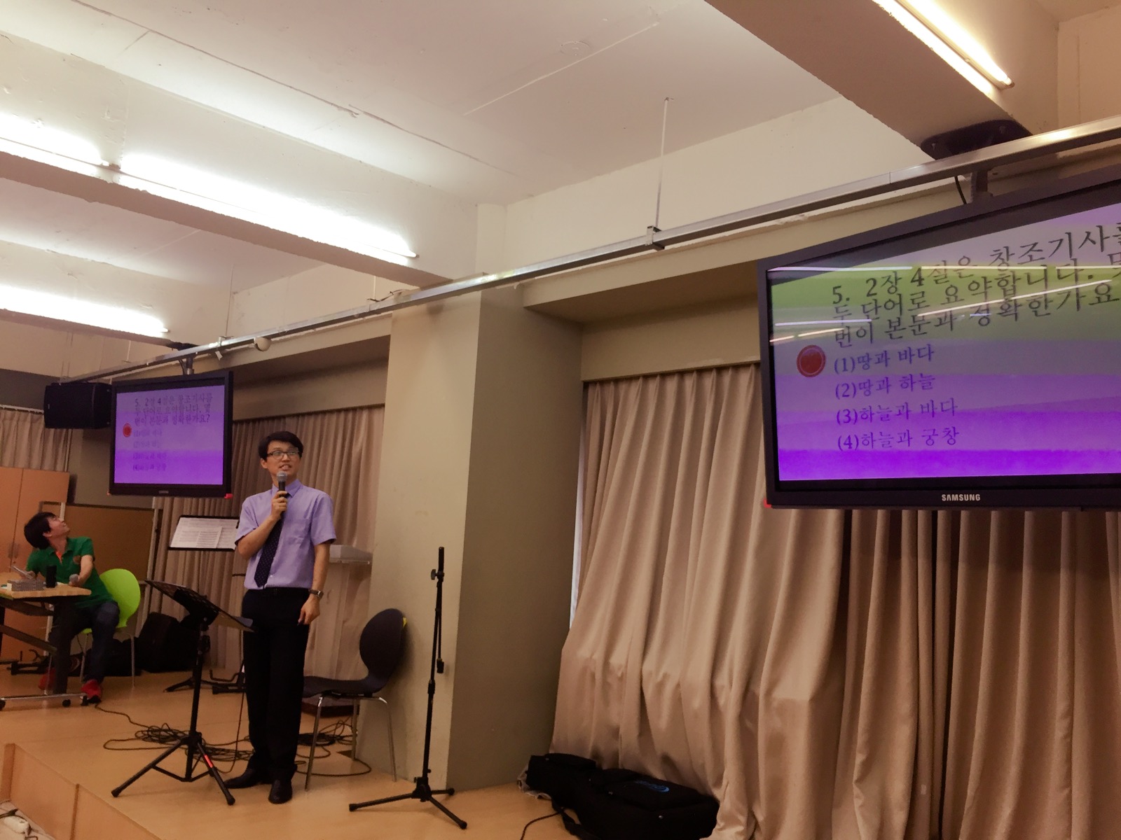 KakaoTalk_20160821_190450358.jpg : 관대한 15진 주일보고 [진예배 골든벨 풍경]