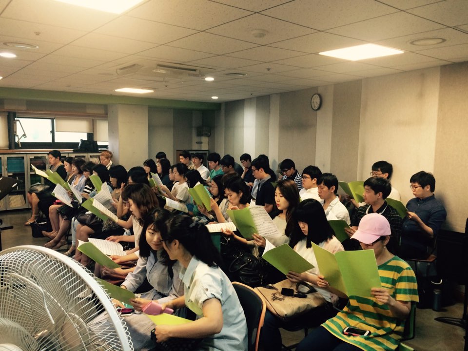 새벽성가대.jpg : 필그린 7진_2015년 6월14일 주일보고서